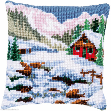 Vervaco, kit coussin Paysage d'hiver (PN0150836)
