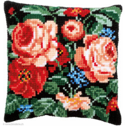 Vervaco, Kit coussin Roses (PN0182791)