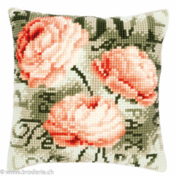 Vervaco, kit coussin roses (PN0144838)