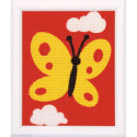 Vervaco, kit enfant Un papillon jaune (PN0009581)