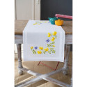 Vervaco, kit imprimé chemin de table fleurs de printemps (PN0163025)