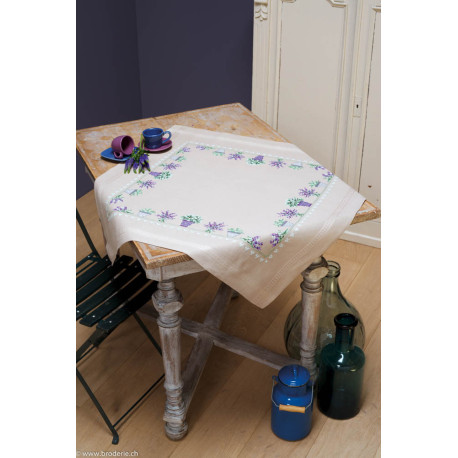 Vervaco, kit imprimé nappe table lavande (PN0165238)