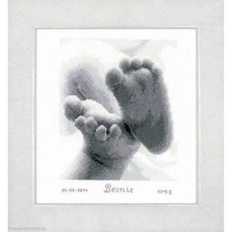 Vervaco, kit Naissance pieds de bébé (PN0149170)