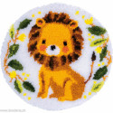 Vervaco, kit tapis au point noué Lion (PN0198531)