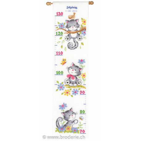 Vervaco, kit Toise chatons gris (PN0021581)