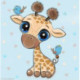 Wizardi, kit diamant Baby Girafe (WIWD2528)