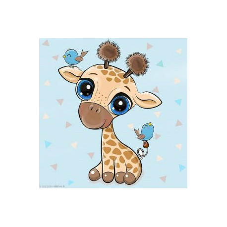 Wizardi, kit diamant Baby Girafe (WIWD2528)