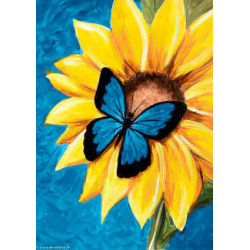 Wizardi, kit diamant Butterfly and Sunflower (WIWD031)