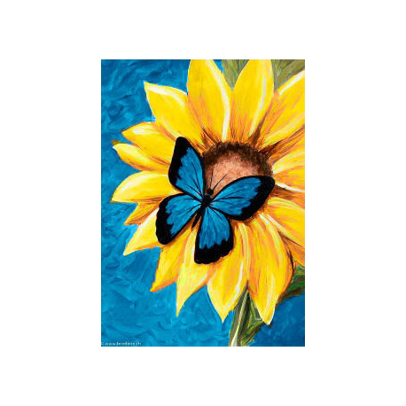 Wizardi, kit diamant Butterfly and Sunflower (WIWD031)