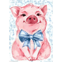 Wizardi, kit diamant Cute Piggy (WIWD2289)