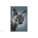 Wizardi, kit diamant Dark Sphynx Cat (WIWD2322)