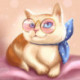 Wizardi, kit diamant Fluffy Kitty (WIWD2450)