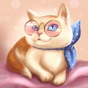 Wizardi, kit diamant Fluffy Kitty (WIWD2450)