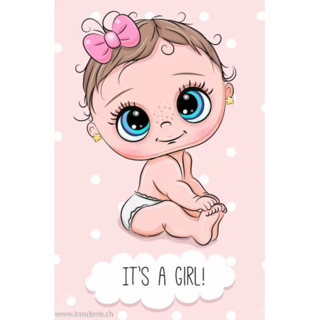 Wizardi, kit diamant It's a girl (WIWD3029)