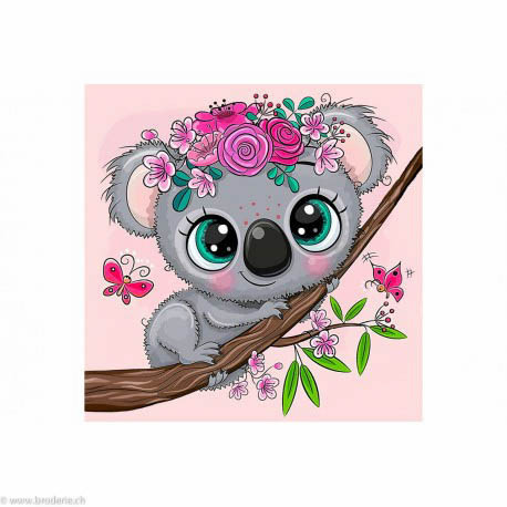 Wizardi, kit diamant Little Koala (WIWD2529)