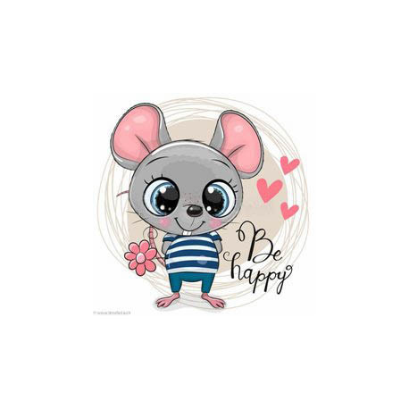 Wizardi, kit diamant Little Mouse (WIWD2477)