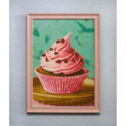 Wizardi, kit diamant Pink Cupcake (WIWD042)