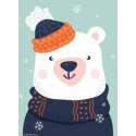 Wizardi, kit diamant Snow Bear (WIWD2538)