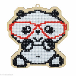 Wizardi, kit diamant suspense Panda in Glasses (WIWW152)