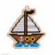 Wizardi, kit diamant suspense Sailing Ship (WIWW257)