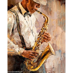 Wizardi, kit diamant The saxophone player (WIWD3033)