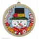 Wizardi, kit Kind fox - Christmas Ball Snowmann (WDKF022-8-1)