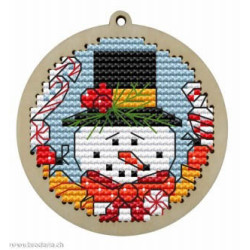 Wizardi, kit Kind fox - Christmas Ball Snowmann (WDKF022-8-1)