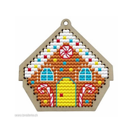 Wizardi, kit Kind Fox - Gingerbread house (WDKF022-12-1)