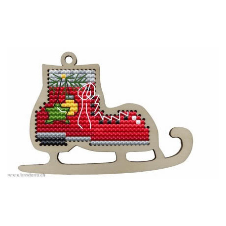 Wizardi, kit Kind fox - Red Christmas skate (WDKF022-7-2)