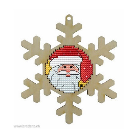 Wizardi, kit Kind fox - Snowflake - Santa (WDKF022-10-1)