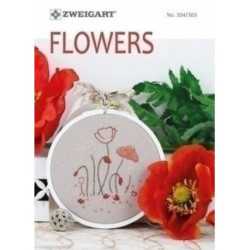 Zweigart, catalogue de modèles Flowers (104-303)