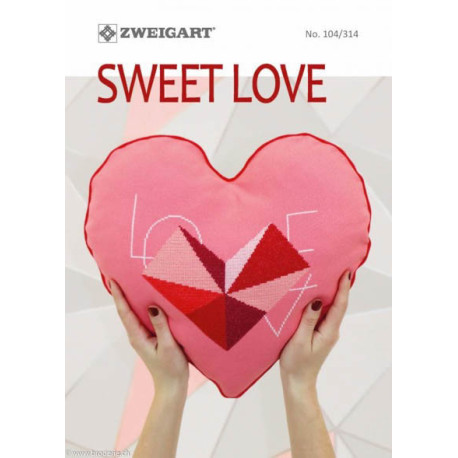 Zweigart, catalogue de modèles Sweet Love (104-314)