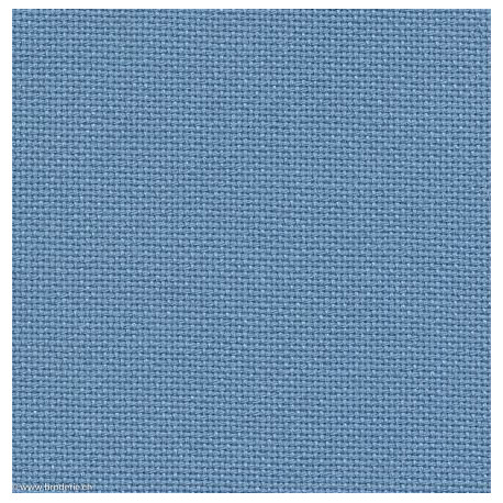 Zweigart, Etamine Lugana 10 fils/cm bleue (3835-5116)