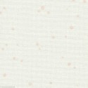 Zweigart, Etamine Murano 12,6 fils/cm splash blanc cassé avec taches roses (3984-1319)
