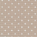 Zweigart, Etamine Murano 12,6 fils/cm taupe points blancs (3984-7309)