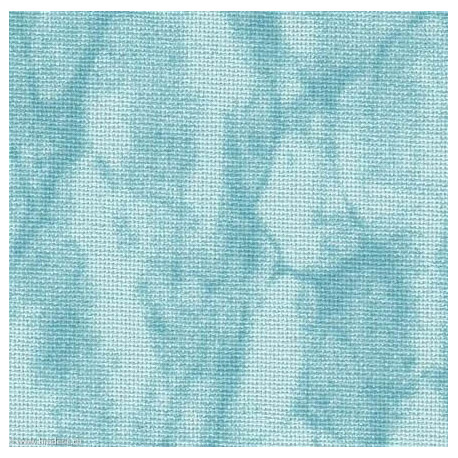Zweigart, Etamine Murano 12,6 fils/cm vintage bleu turquoise (3984-5439)