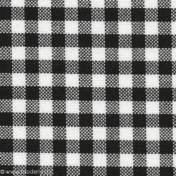 Zweigart, Etamine Murano carré 12,6 fils/cm carré blanc noir (7663-7289)
