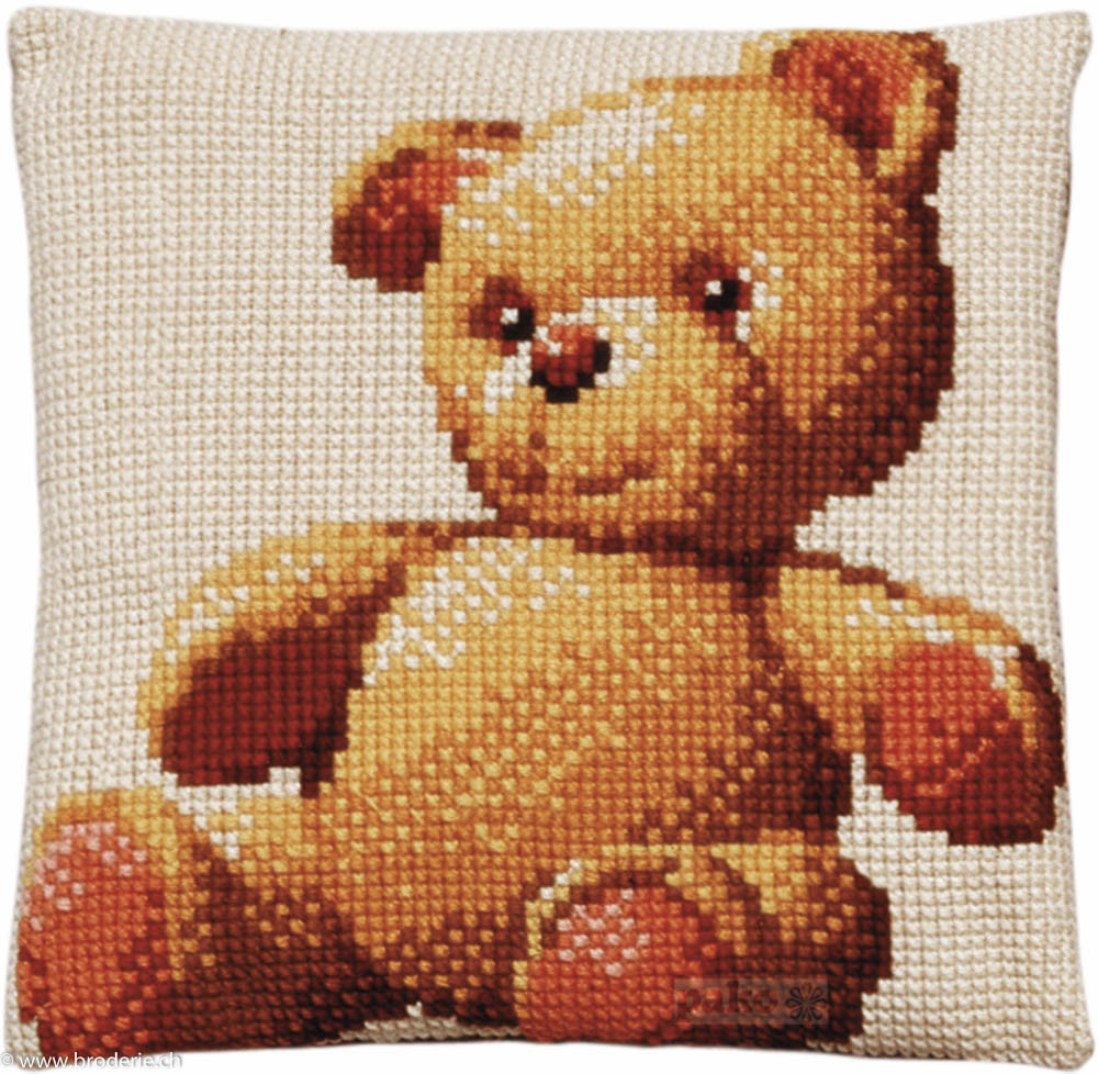 Fichier de broderie au point de croix Ours polaire – Motif nordique au point de croix – Make ma