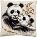 Pako, kit coussin au point de croix Pandas (PA003.091)