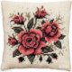 Pako, kit coussin au point de croix Roses (PA003.116)