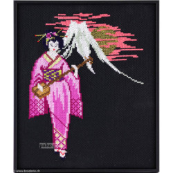 Pako, kit Geisha avec Fujiyama. (PA216.223)