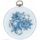 Permin, kit cadre bleu fleurs de la passion (PE13-0841)