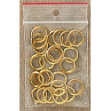 Permin, accessoires anneaux dorés 24 pièces (PE5893)