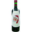 Permin, kit 4 tabliers pour bouteille de vin Père-Noël (PE78-0518)