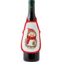 Permin, kit 3 tabliers pour bouteille de vin hérissons (PE78-2238)