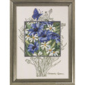 Permin, kit bleuets, marguerites et papillons (PE90-5363)