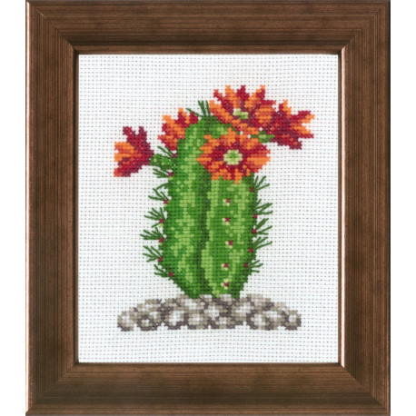 Permin, kit Cactus fleurs oranges (PE13-7443)