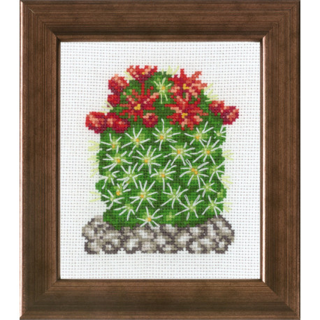 Permin, kit Cactus fleurs rouges (PE13-7441)