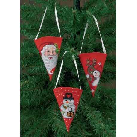 Permin, kits décorations de Noël (3 pces) (PE01-5244)