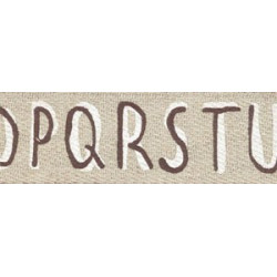 Picoti-Picota, bande de 4 cm Lettres majusucles (PIC210)